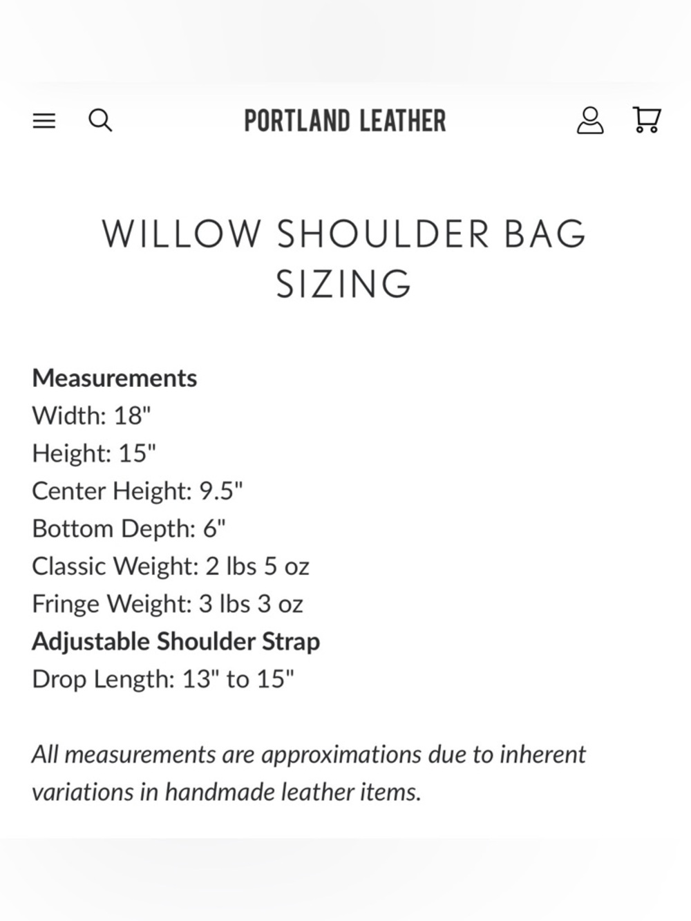 NEW Portland Leather Willow bag in Nutmeg - Picture 8 of 8